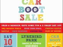 30 Printable Car Boot Sale Flyer Template For Free for Car Boot Sale Flyer Template