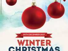 30 Printable Free Christmas Flyer Design Templates for Ms Word by Free Christmas Flyer Design Templates