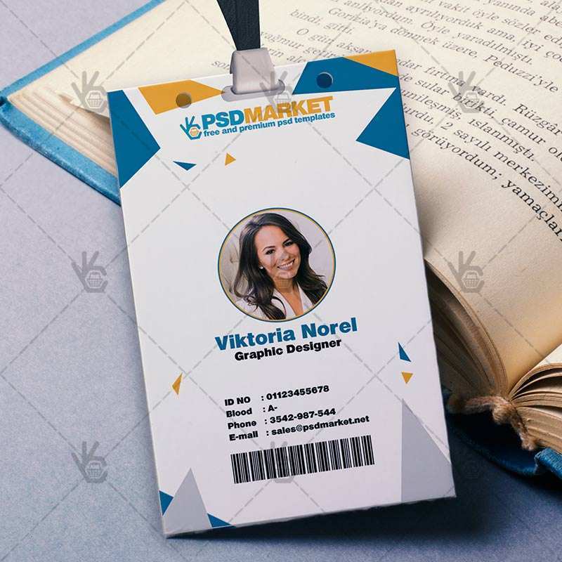 30 Printable Id Card Modern Template PSD File for Id Card Modern Template