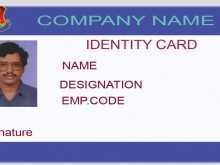 Id Card Template For Office