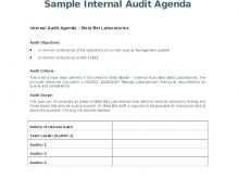 30 Report Internal Audit Meeting Agenda Template Formating with Internal Audit Meeting Agenda Template