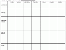 30 Report Production Schedule Template Film Maker for Production Schedule Template Film