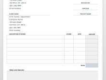 30 Standard Hourly Work Invoice Template Formating for Hourly Work Invoice Template
