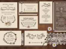 Invitation Card Template Photoshop Free