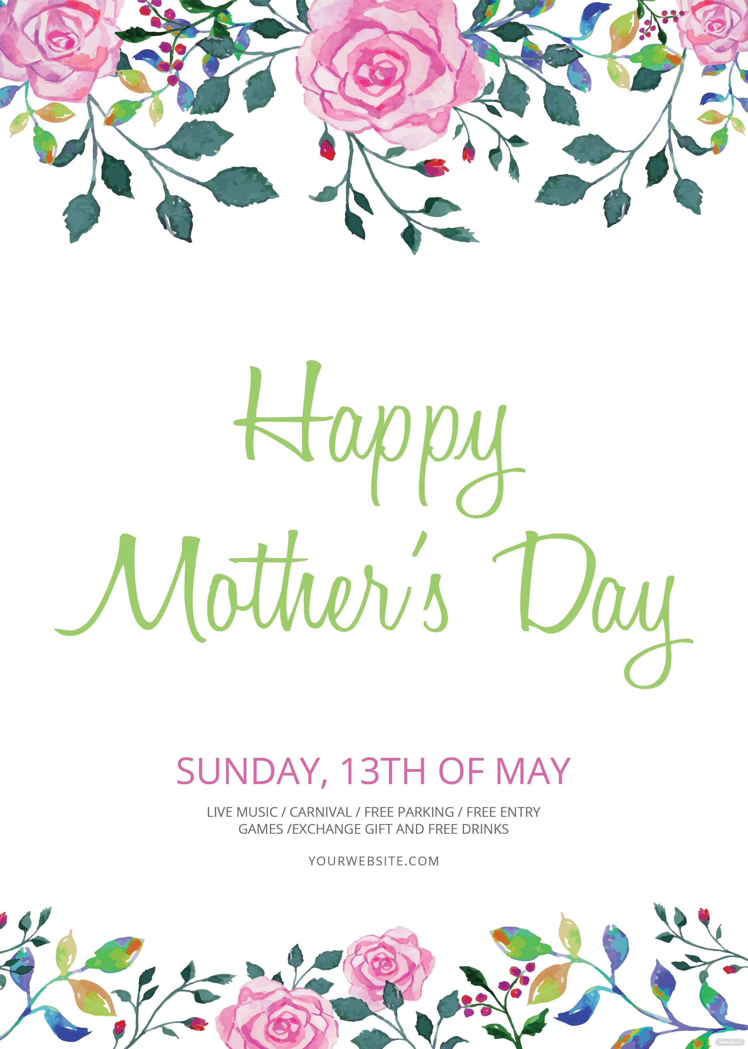 30 Standard Mother S Day Card Templates Download Layouts by Mother S Day Card Templates Download