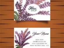 30 The Best Flower Shop Business Card Template Free PSD File for Flower Shop Business Card Template Free