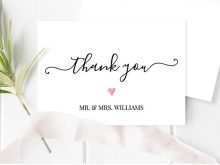 30 The Best Wedding Thank You Card Template Download Layouts with Wedding Thank You Card Template Download