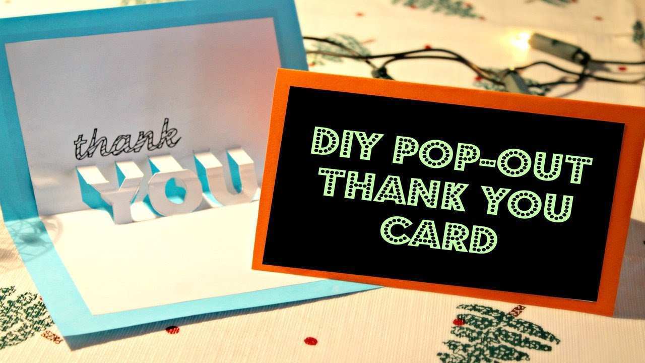 30 Visiting 3D Thank You Card Template Layouts for 3D Thank You Card Template