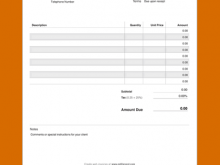 30 Visiting Blank Invoice Template Pdf for Ms Word with Blank Invoice Template Pdf