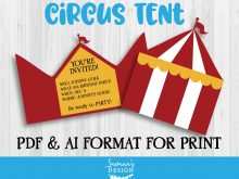 30 Visiting Circus Tent Card Template Maker for Circus Tent Card Template