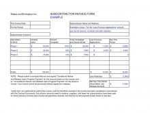 Construction Invoice Template Australia