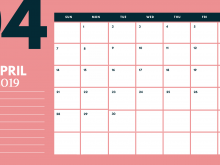 31 Adding Daily Calendar Template April 2019 Download by Daily Calendar Template April 2019