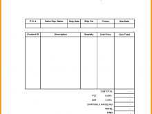 Hotel Tax Invoice Template