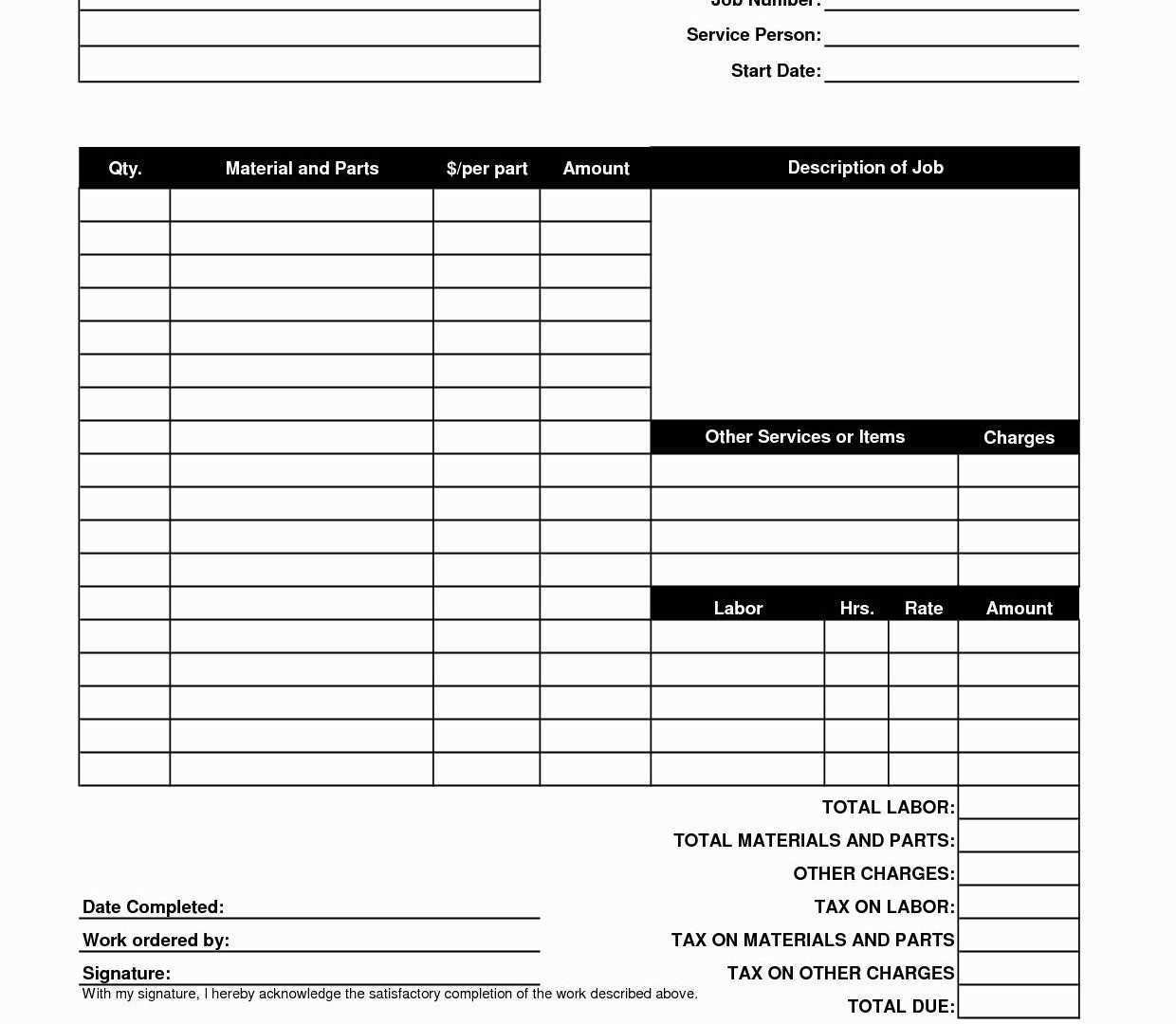 31 Blank Lawn Care Invoice Template Pdf Now with Lawn Care Invoice Template Pdf