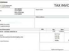 31 Blank Tax Invoice Format In Karnataka With Stunning Design with Tax Invoice Format In Karnataka