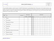31 Create Audit Plan Iso Template Download for Audit Plan Iso Template