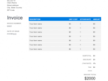 31 Create Blank Contractor Invoice Template in Photoshop for Blank Contractor Invoice Template
