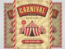 31 Creating Carnival Themed Flyer Template PSD File with Carnival Themed Flyer Template