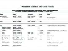 31 Creating Production Schedule Template For Manufacturing Formating by Production Schedule Template For Manufacturing