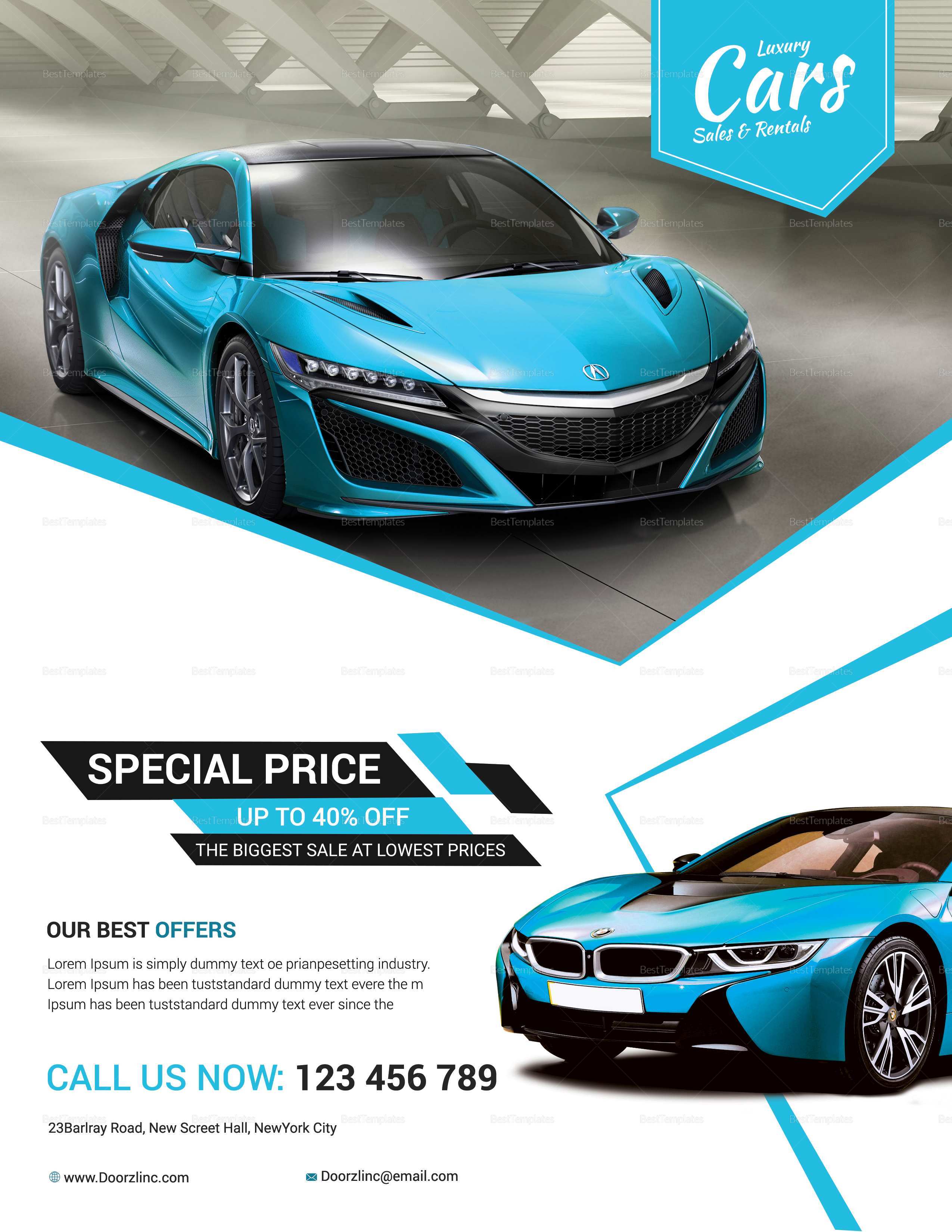 31 Creative Car Flyer Template for Ms Word by Car Flyer Template
