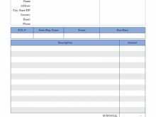 Microsoft Blank Invoice Template