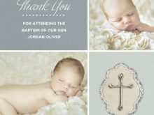 31 Creative Thank You Card Template Christening PSD File with Thank You Card Template Christening