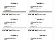 31 Customize Our Free Download Free Blank Business Card Template Microsoft Word in Word for Download Free Blank Business Card Template Microsoft Word