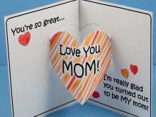 31 Customize Our Free Mothers Day Pop Up Card Template in Word with Mothers Day Pop Up Card Template