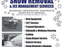 31 Customize Our Free Snow Plowing Flyer Template For Free with Snow Plowing Flyer Template