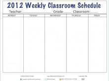 Visual Schedule Template Printable