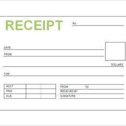 31 Format Blank Receipt Template Pdf Layouts for Blank Receipt Template Pdf