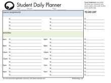 31 Format Daily Agenda Template For Students Now with Daily Agenda Template For Students