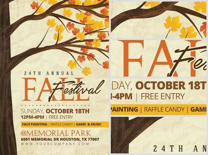 31 Format Fall Flyer Templates For Free in Photoshop by Fall Flyer Templates For Free