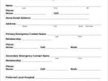 31 Format Printable Emergency Card Template Uk for Ms Word by Printable Emergency Card Template Uk