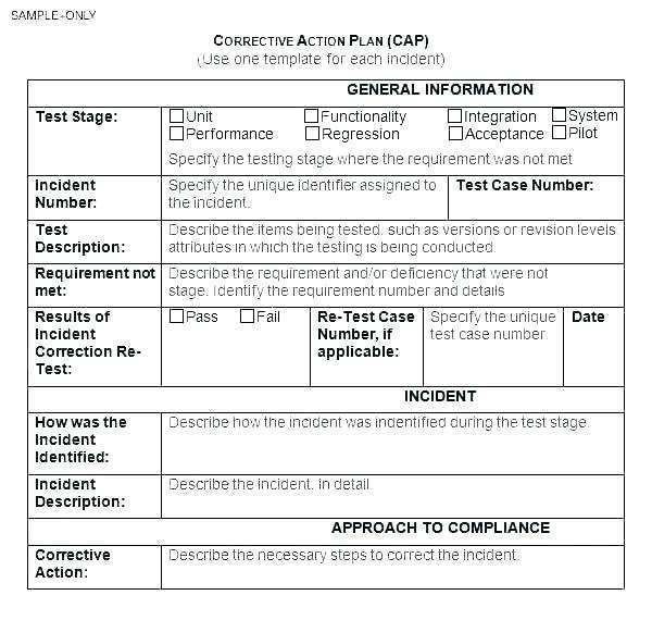 Corrective Action Template Excel from legaldbol.com