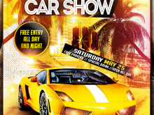 31 Free Car Show Flyer Template Word in Photoshop with Car Show Flyer Template Word