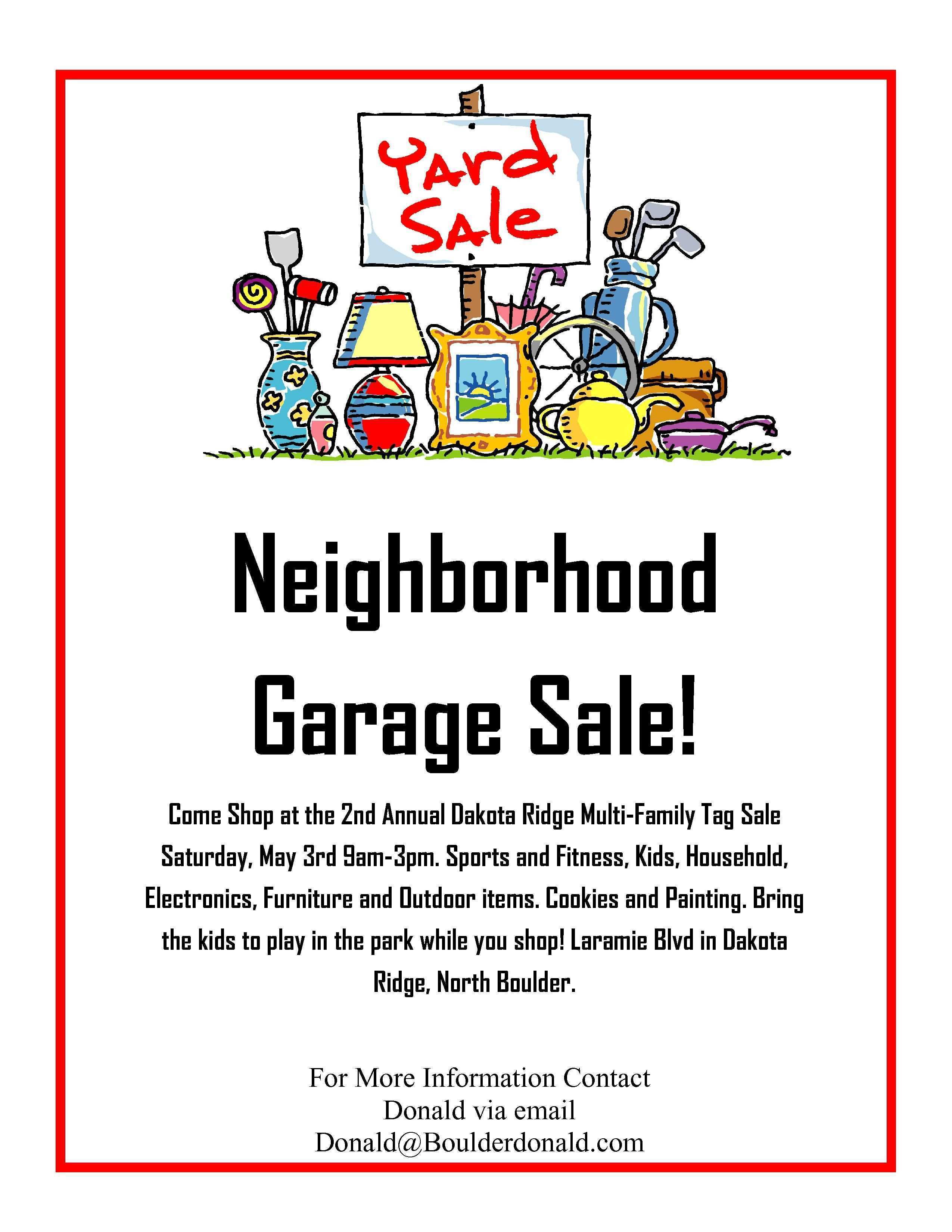 31 Free Community Garage Sale Flyer Template for Ms Word for Community Garage Sale Flyer Template
