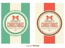 31 Free Retro Christmas Card Templates Templates for Retro Christmas Card Templates