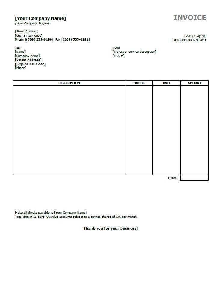 31 How To Create Blank Invoice Template Uk Pdf for Ms Word for Blank Invoice Template Uk Pdf