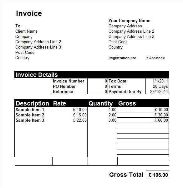 31 How To Create Company Invoice Format In Excel Formating for Company Invoice Format In Excel