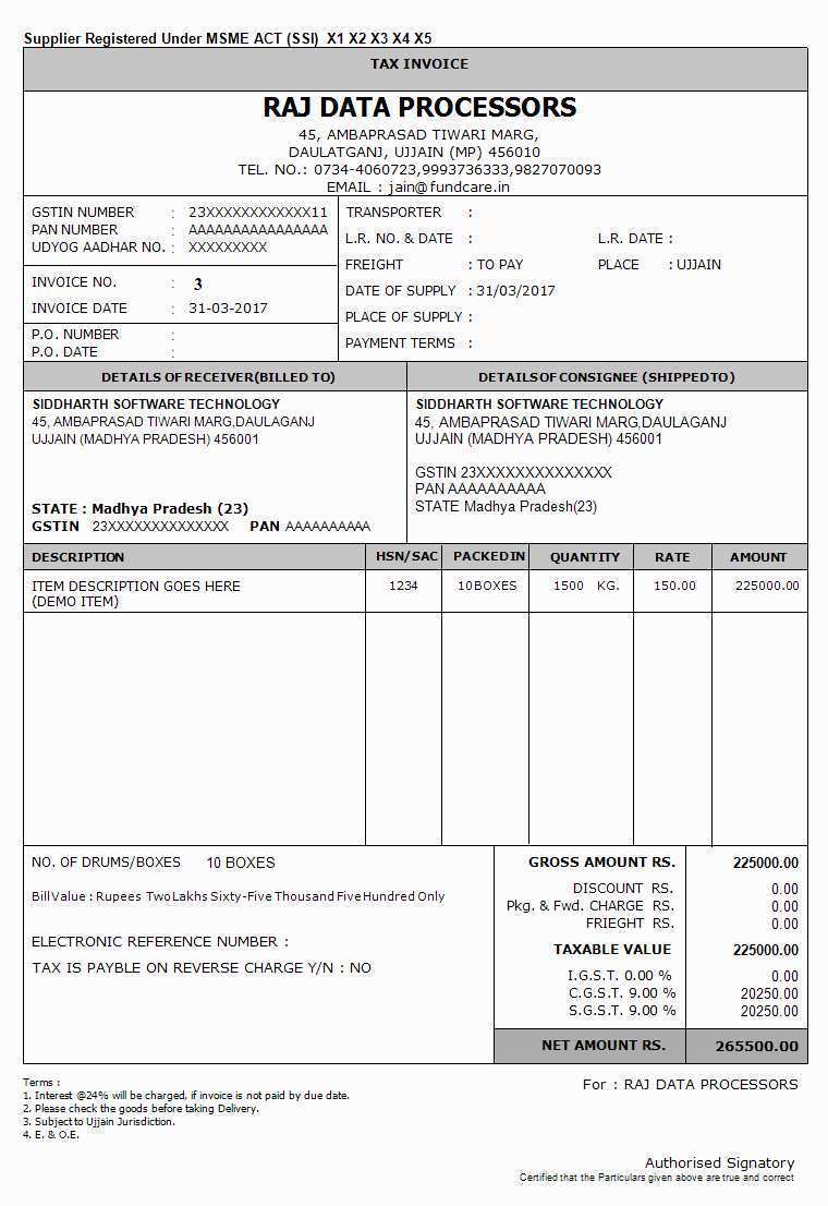 31 How To Create Job Work Invoice Format In Tally Photo with Job Work Invoice Format In Tally