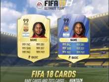 31 Online Card Template Fifa 18 in Photoshop by Card Template Fifa 18