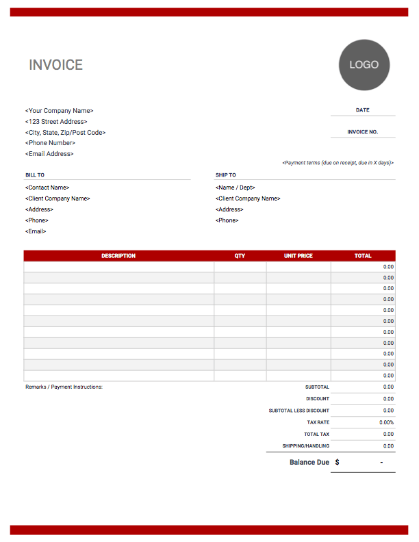 31 Online Tax Invoice Template In Excel For Free by Tax Invoice Template In Excel