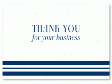 Thank You Card Templates For Business