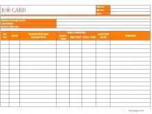 31 Printable Free Job Card Template Excel Photo for Free Job Card Template Excel