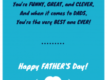 31 Printable Simple Father S Day Card Templates Maker for Simple Father S Day Card Templates