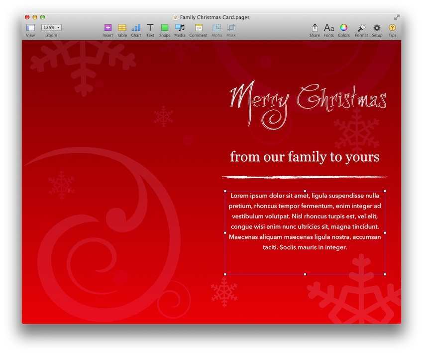 31 Report Christmas Card Template Mac Layouts for Christmas Card Template Mac