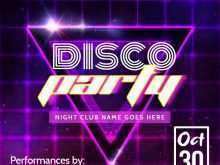 31 Report Disco Flyer Template in Word for Disco Flyer Template