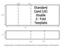 31 Report Double Z Card Template Layouts for Double Z Card Template