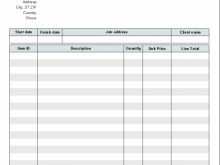 31 Report Job Invoice Template Free Download by Job Invoice Template Free